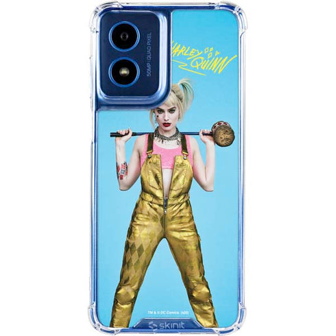 DC Comics Harley Quinn Movie Charcater Poster Moto G 5G (2024) Clear Case